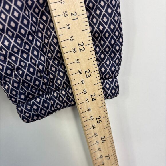 Y2K Roxy quilted jacket S Ikat mixed print boho blue pink full zip Patchwork - Picture 11 of 14